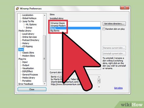 How to Change the Skins and Colors Schemes in Winamp Picture 6
