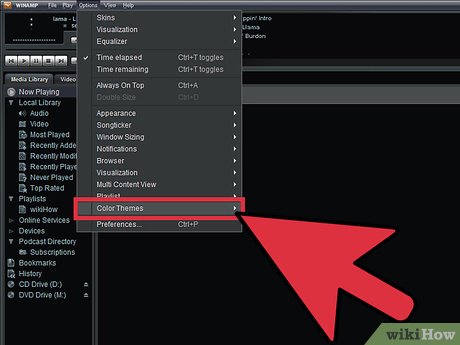 How to Change the Skins and Colors Schemes in Winamp Picture 8