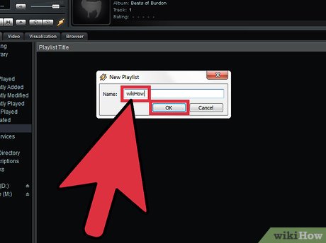 How to Create a Playlist in Winamp Picture 5