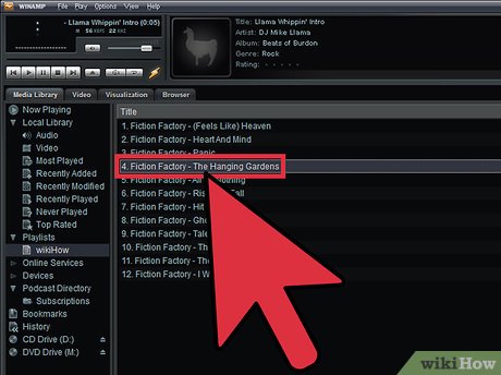 How to Create a Playlist in Winamp Picture 7