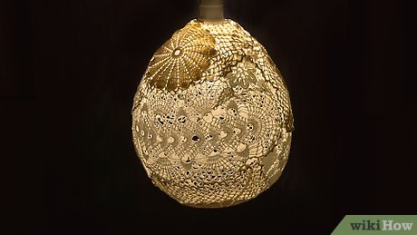 How to Make a Doily Lamp Picture 5