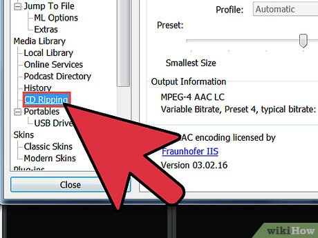 How to Rip an Audio CD Using Winamp Picture 8
