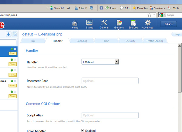 Install Cherokee with PHP5 and MySQL supported in Fedora 14 Picture 11