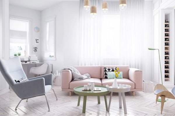 The sample of beautiful living room, modern apartment style Picture 10