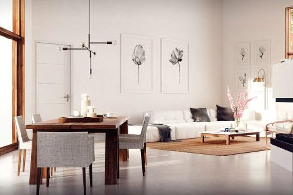 The sample of beautiful living room, modern apartment style Picture 13