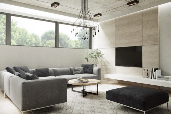 The sample of beautiful living room, modern apartment style Picture 16