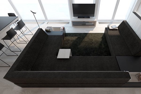 The sample of beautiful living room, modern apartment style Picture 23