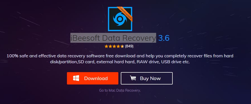 Picture 1 of iBeesoft Data Recovery: the best data recovery software