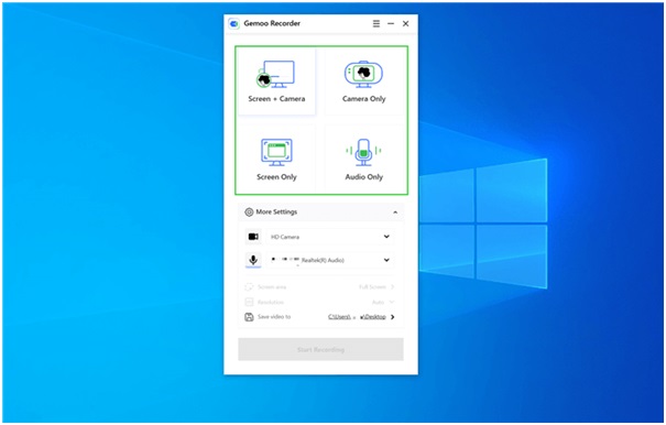 Select Recording Modes