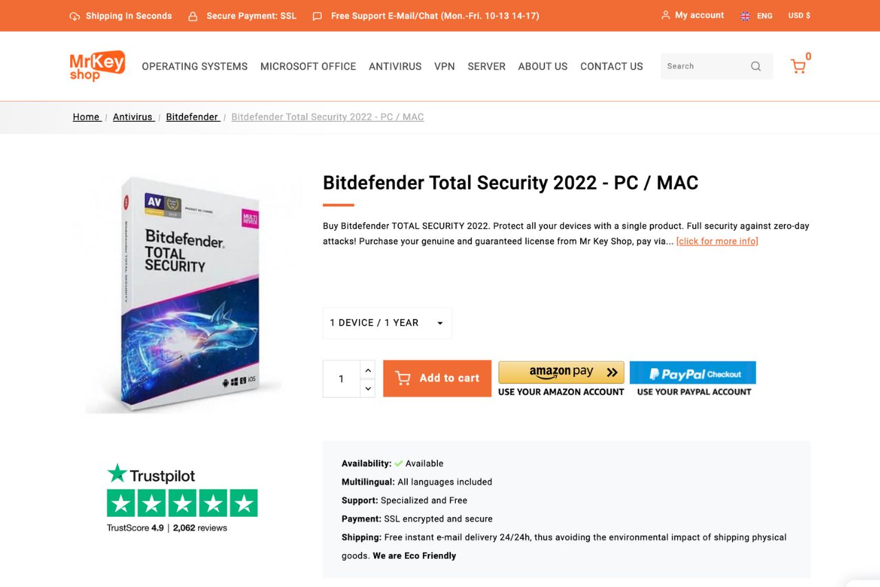 Picture 4 of The best antivirus software 2023: prices and features