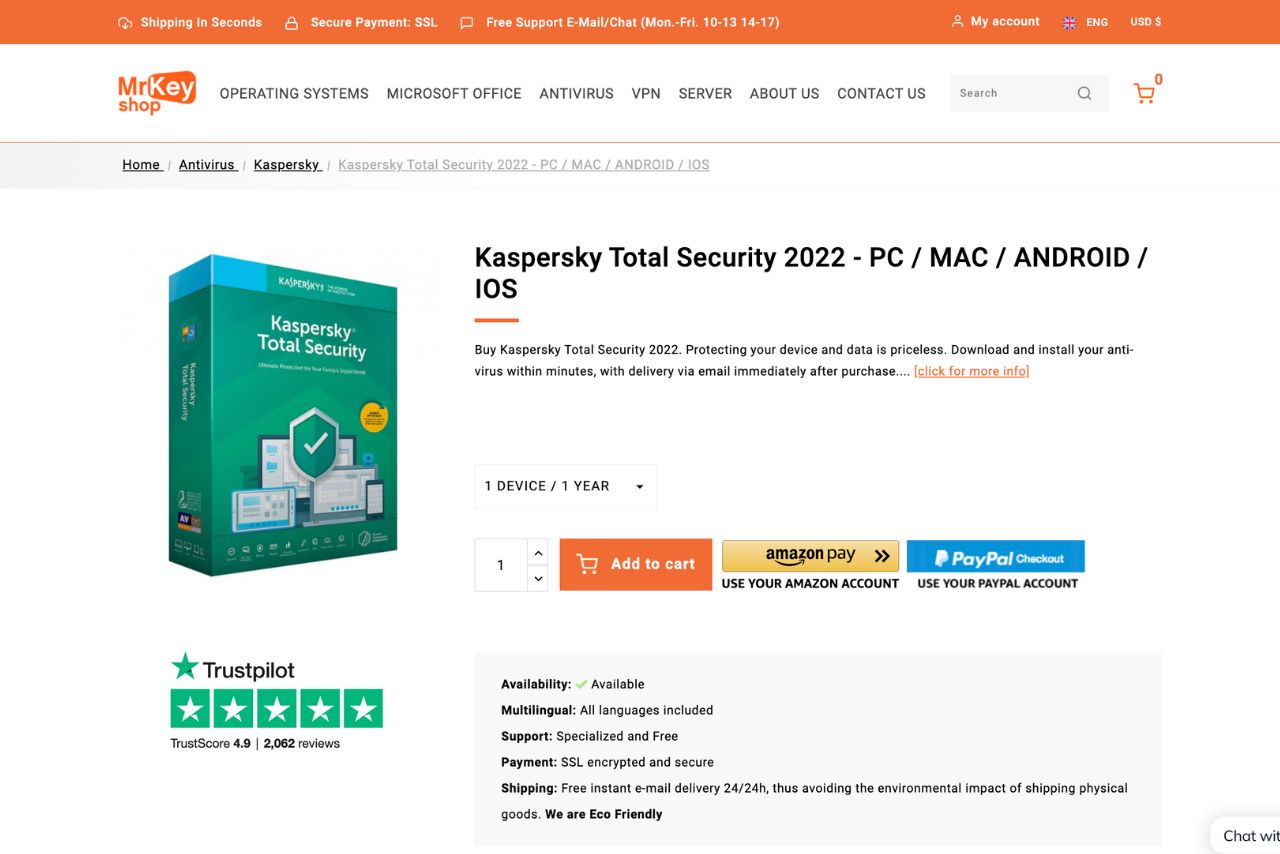 Picture 5 of The best antivirus software 2023: prices and features