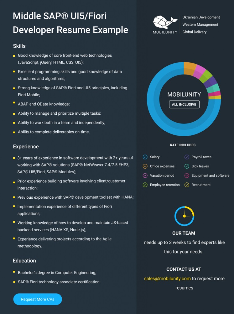 Picture 2 of 6 Pros To Become A Sap Ui5/Fiori Developer