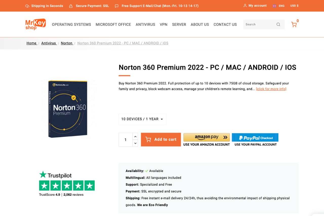 Picture 9 of The best antivirus software 2023: prices and features