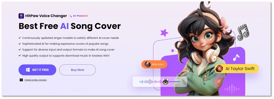 HitPaw AI Song Cover