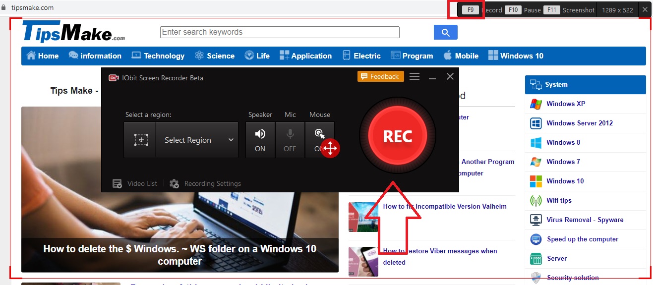 Picture 12 of The Best Free Screen Recorder in 2021 - IObit Screen Recorder