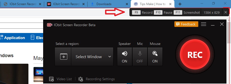 Picture 9 of The Best Free Screen Recorder in 2021 - IObit Screen Recorder