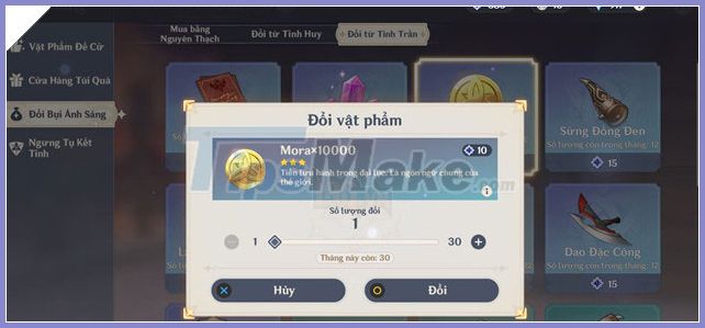 How to accumulate and earn Mora on Genshin Impact Picture 6