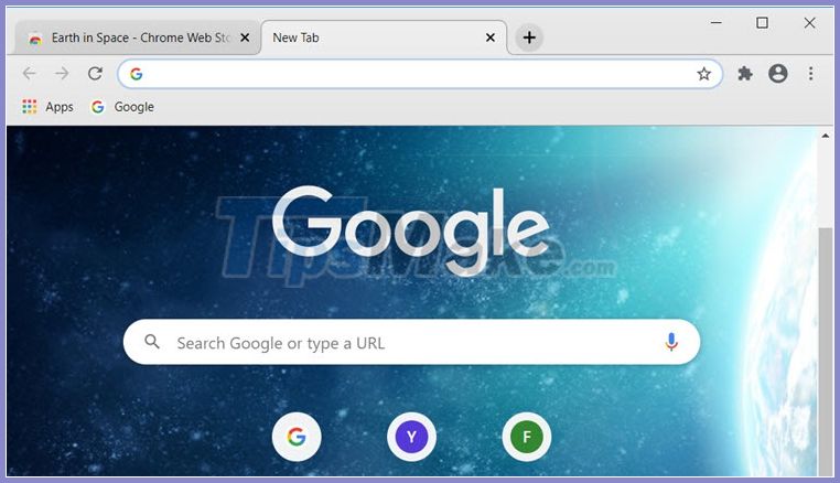 How to change the background image for the Chrome browser Picture 9