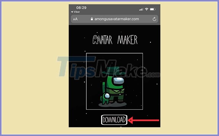 How to create the avatar Among Us, create an avatar Among Us Picture 5