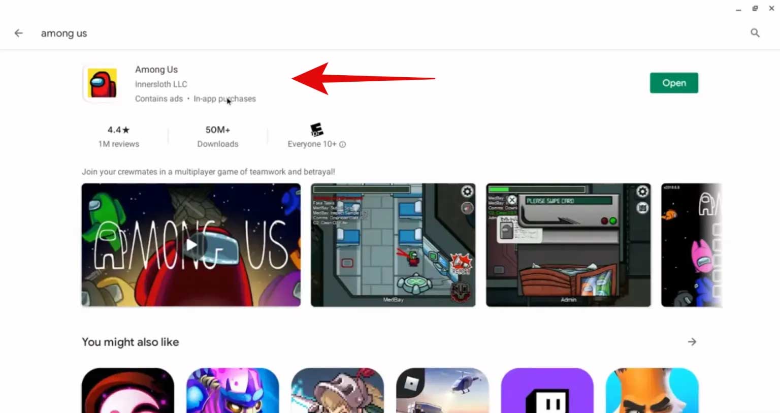 How to download and play Among Us on a Chromebook Picture 6