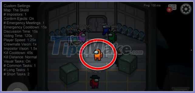 How to hide name in Among Us Picture 7