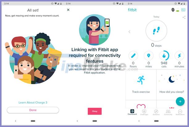 How to set up a Fitbit Charge 3 watch on Android Picture 8