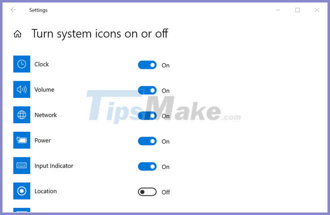 How to show or hide the Windows 10 system tray icon Picture 6