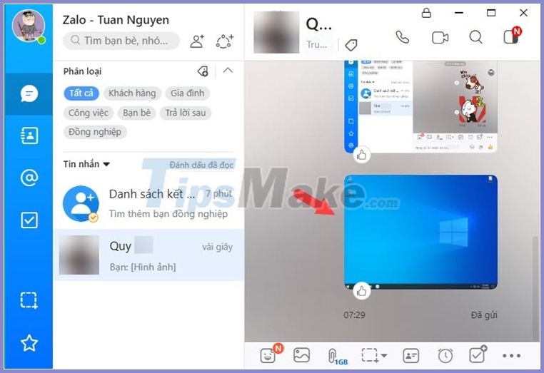How to take screenshots Zalo Picture 9