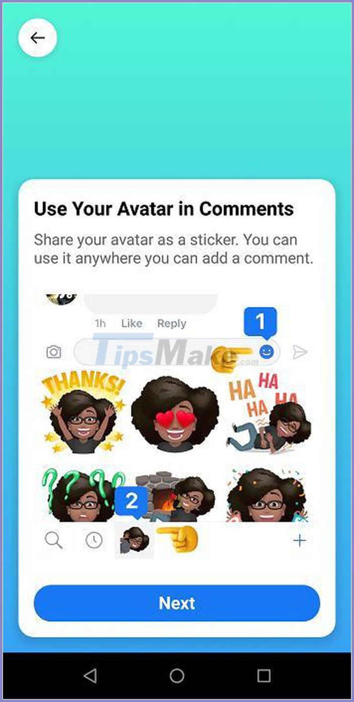 Instructions for creating Facebook Avatar animated version of yourself Picture 7