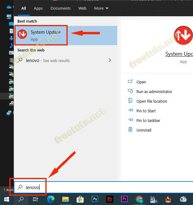 Instructions to install driver for Lenovo Laptop by downloading from the homepage Picture 10