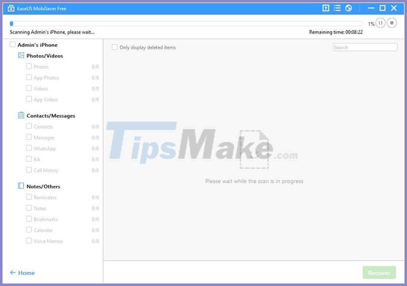 Recover deleted photos / data on iPhone, iPad Picture 5