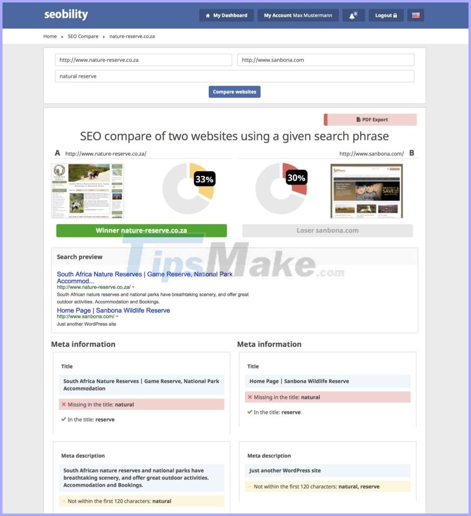 Seobility, reviews Seobility - an emerging SEO tool Picture 3