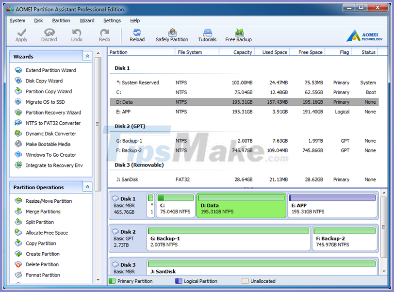 Top 10 free and easy-to-use hard drive dividers and formats Picture 3