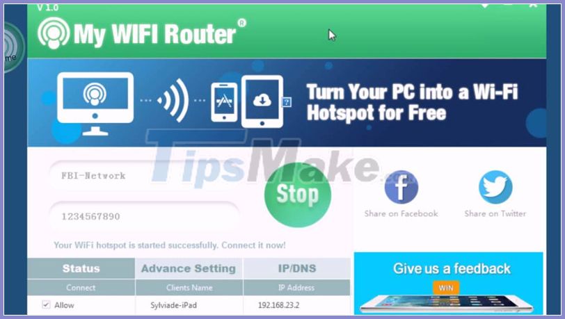 Top 10 free software to broadcast WiFi on Laptop Picture 10