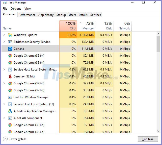 Top 10 steps to fix Windows Explorer taking up a lot of CPU and RAM on Windows 10 Picture 1