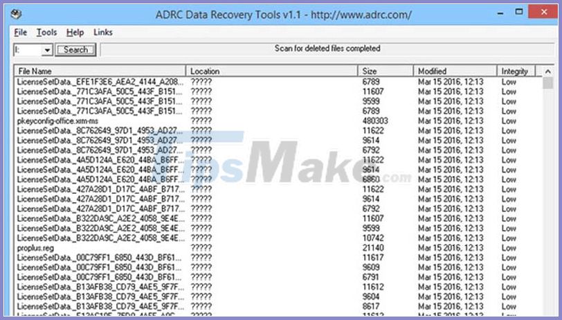 TOP 20 software to recover deleted data on hard drives, USB, memory cards Picture 11
