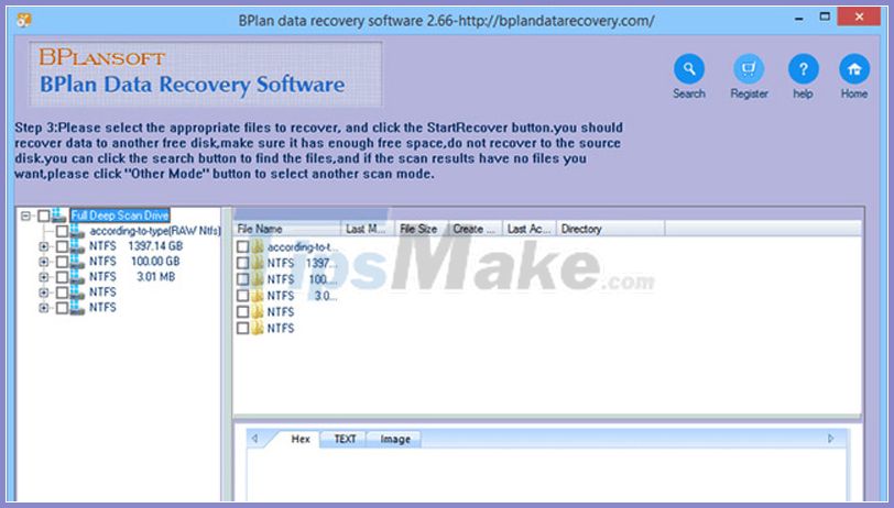 TOP 20 software to recover deleted data on hard drives, USB, memory cards Picture 17