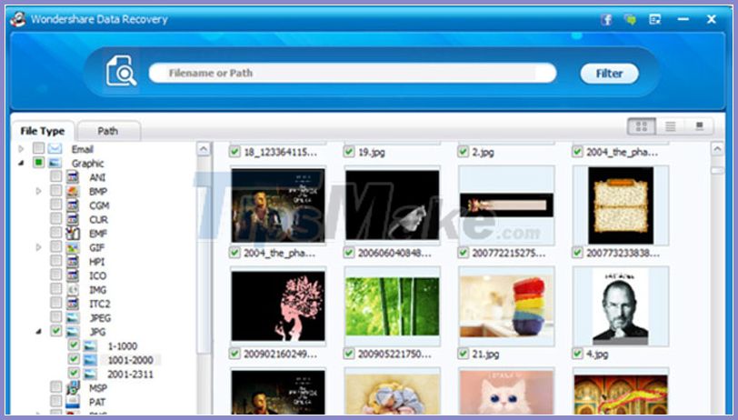 TOP 20 software to recover deleted data on hard drives, USB, memory cards Picture 20