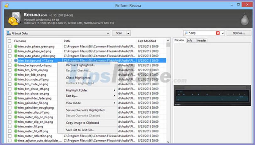 TOP 20 software to recover deleted data on hard drives, USB, memory cards Picture 3