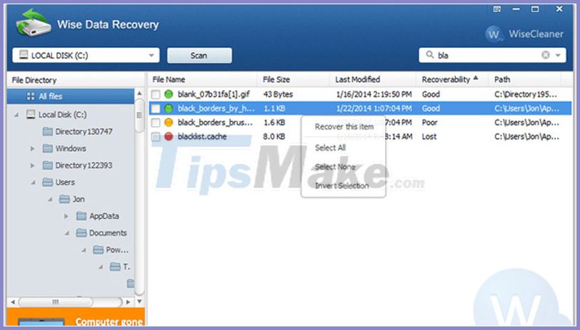 TOP 20 software to recover deleted data on hard drives, USB, memory cards Picture 8