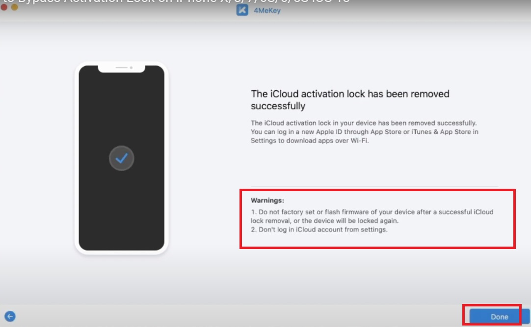 Picture 17 of How to Bypass iCloud Iphone/Ipad with Tenorshare 4MeKey