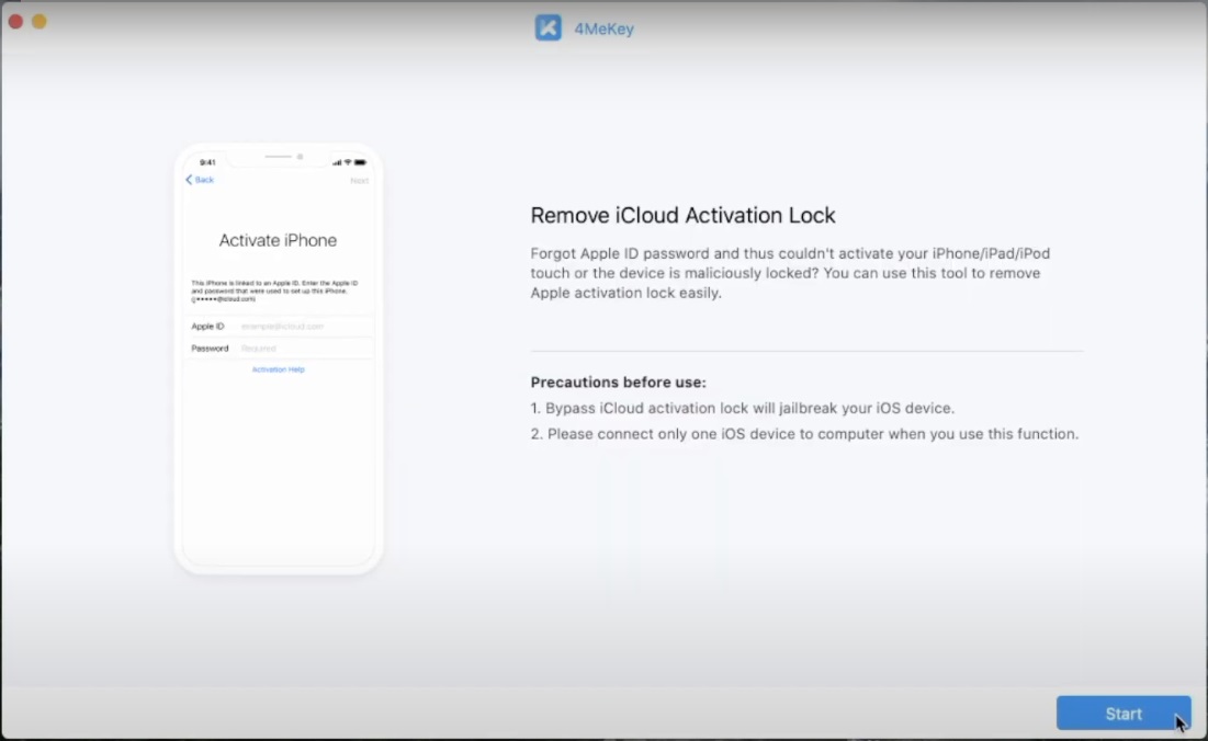 Picture 6 of How to Bypass iCloud Iphone/Ipad with Tenorshare 4MeKey