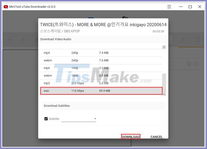 Picture 2 of How to Convert YouTube to WAV with Free Software on Windows?