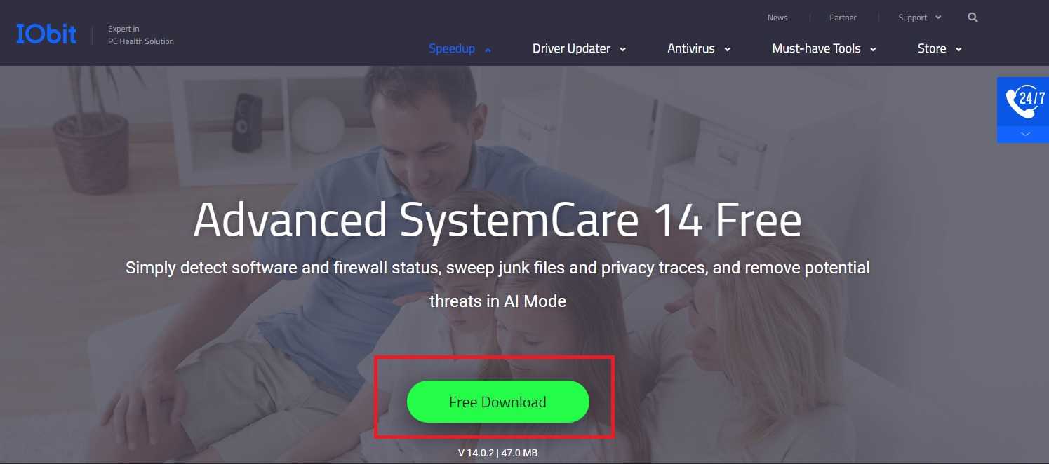 Picture 1 of How to clean up junks and speed up PC with Advanced SystemCare
