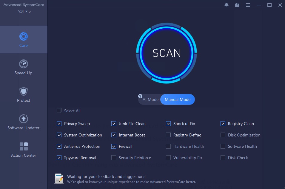 Picture 7 of How to clean up junks and speed up PC with Advanced SystemCare