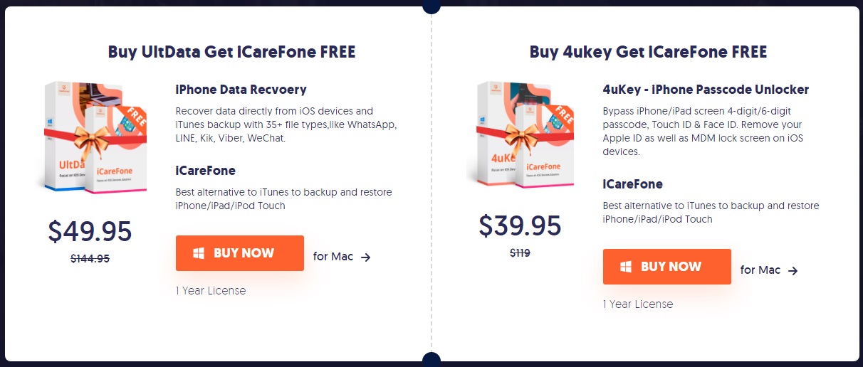 Picture 5 of Tenorshare Black Friday Deal: Buy one Get One for Free, 100% Win A Free Product