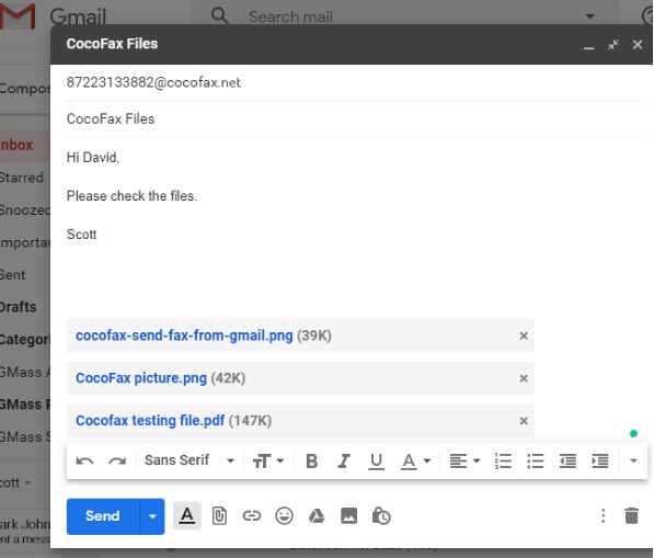 Picture 5 of Three-Step Guide on How to Send & Receive Faxes Free Online from Gmail, Google