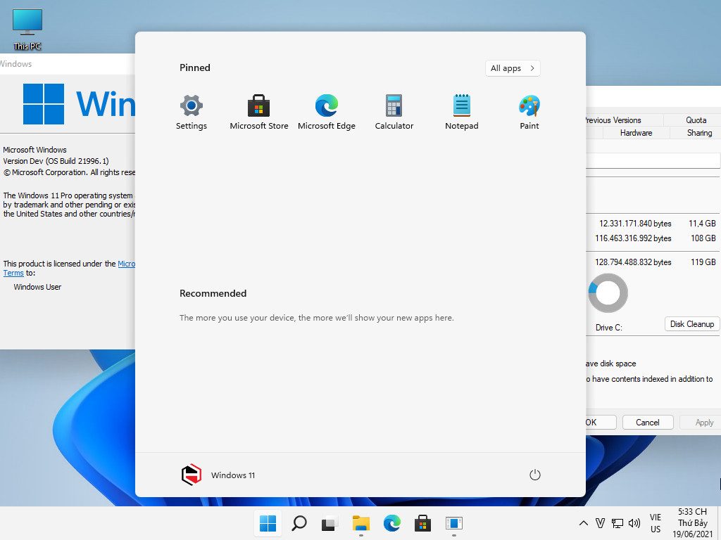 Download Ghost Windows 11 Pro No Soft v1.0 2021 Picture 2