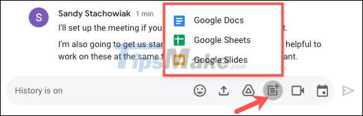How to create documents and collaborate directly in Google Chat Picture 1