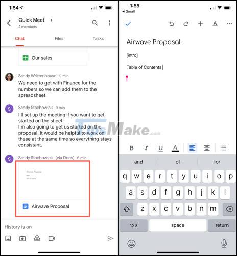 How to create documents and collaborate directly in Google Chat Picture 8